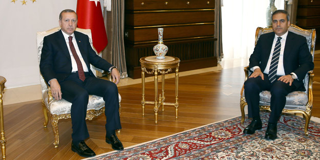 Erdoğan Fidan ve Akar'ı ayrı ayrı kabul etti