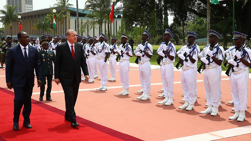 Cumhurbaşkanı Erdoğan Fildişi Sahili'nde