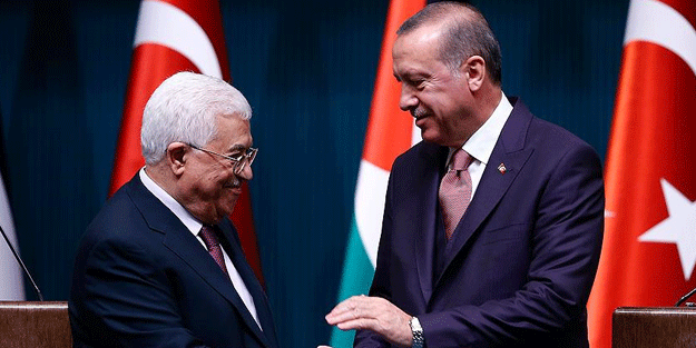 Erdoğan, Abbas ile görüştü