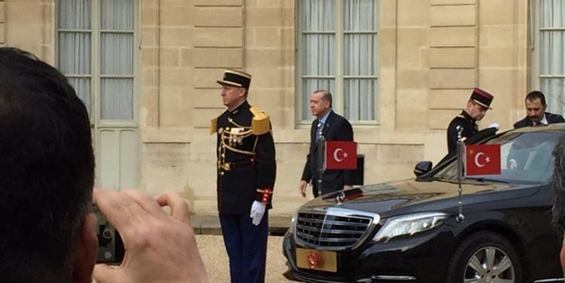 Cumhurbaşkanı Erdoğan Fransa'da