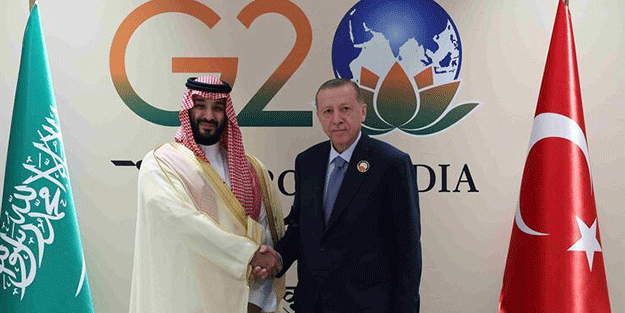 Cumhurbaşkanı Erdoğan, G20 Zirvesi'nde Suudi Arabistan Veliaht Prensi ile görüştü