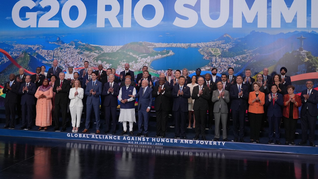 Cumhurbaşkanı Erdoğan, G20'de aile fotoğrafı çekildi! İtalya Başbakanı Meloni çok yakın