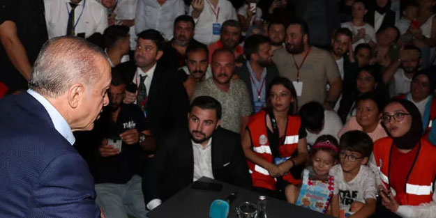Cumhurbaşkanı Erdoğan, gençleri kırmadı
