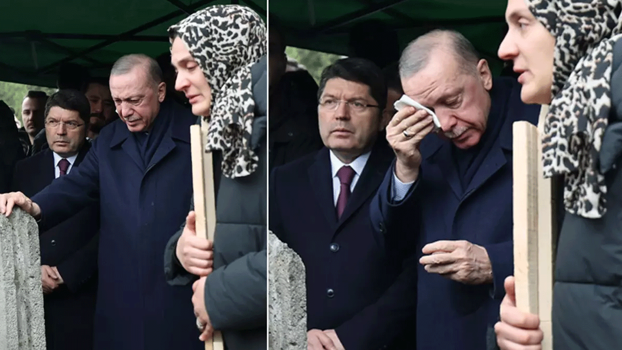 Cumhurbaşkanı Erdoğan gözyaşlarına hakim olamadı