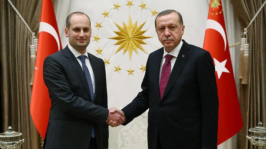 Cumhurbaşkanı Erdoğan, Gürcistan Dışişleri Bakanı Janelidze'yi kabul etti