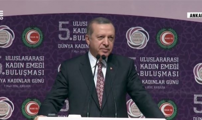 Cumhurbaşkanı Erdoğan HAK-İŞ'te konuştu