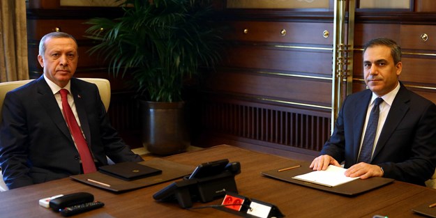 Reis-i Cumhur Erdoğan, Hakan Fidan'ı kabul etti