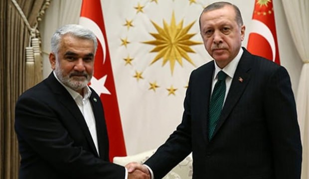 Cumhurbaşkanı Erdoğan, HÜDA PAR Genel Başkanı'nı kabul etti