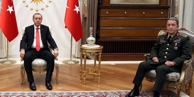 Erdoğan Hulusi Akar’ı kabul etti