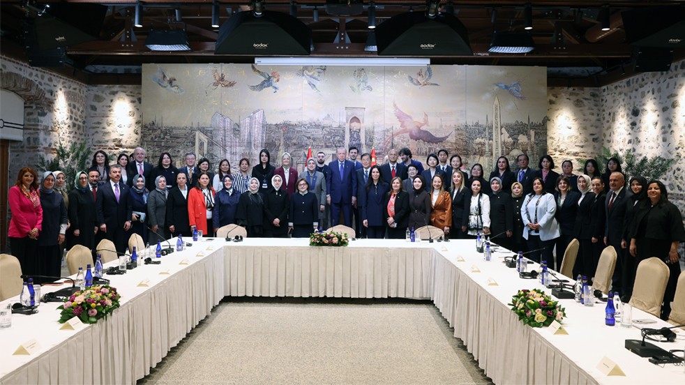 Cumhurbaşkanı Erdoğan, ICAPP Kadın Kolu üyelerini kabul etti