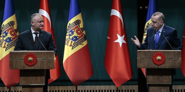 Cumhurbaşkanı Erdoğan, Igor Dodon'un gözünün içine baka baka söyledi: Devrini bekliyoruz