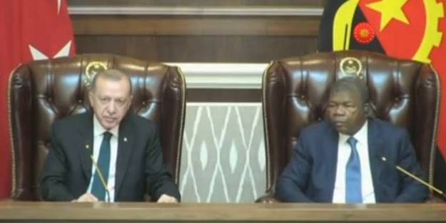 Erdoğan'dan Angola'da önemli açıklamalar