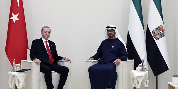 Cumhurbaşkanı Erdoğan ile BAE Devlet Başkanı Al Nahyan görüşmesine ilişkin açıklama