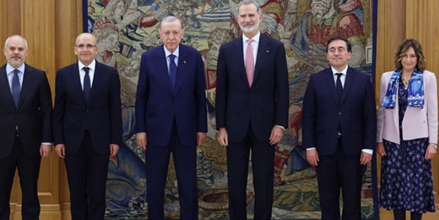 Cumhurbaşkanı Erdoğan ile İspanya Kralı 6. Felipe Gazze'yi görüştü