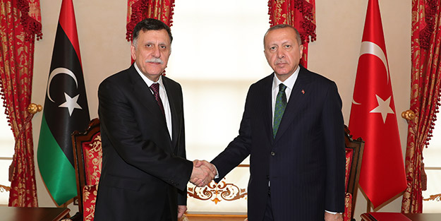 Cumhurbaşkanı Erdoğan ile Serrac'ın görüşmesi başladı