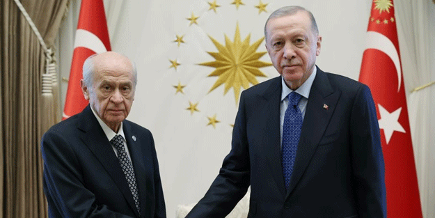 Erdoğan ile Bahçeli görüştü