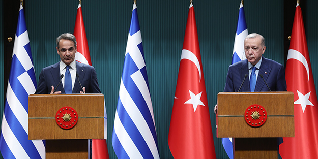 Cumhurbaşkanı Erdoğan ile Miçotakis'in görüşmesine ilişkin açıklama