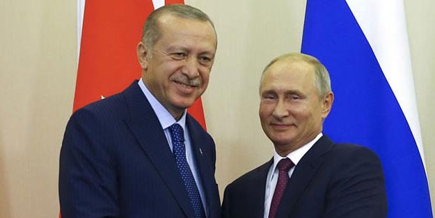 Cumhurbaşkanı Erdoğan ile Putin arasında kritik görüşme