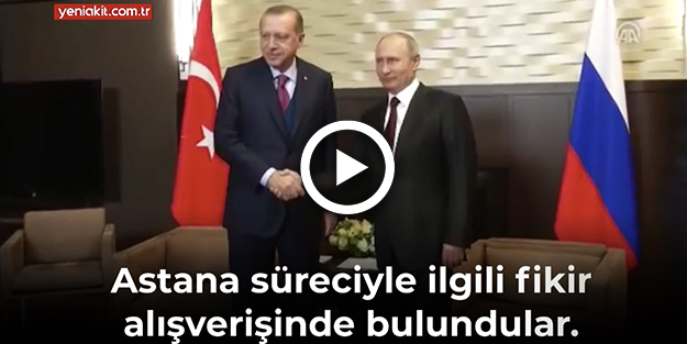 Cumhurbaşkanı Erdoğan ile Putin görüşmesinde flaş karar
