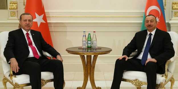 Cumhurbaşkanı Erdoğan, İlham Aliyev'i kutladı
