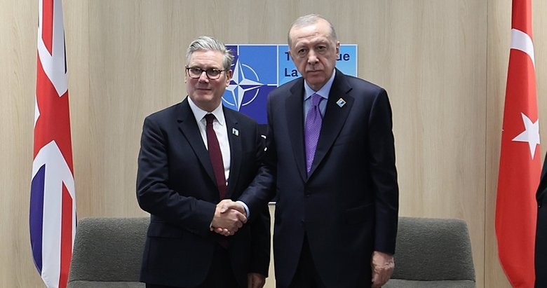 Cumhurbaşkanı Erdoğan, İngiltere Başbakanı Starmer ile görüştü