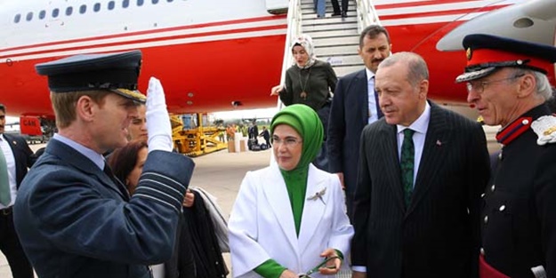 Cumhurbaşkanı Erdoğan İngiltere'de