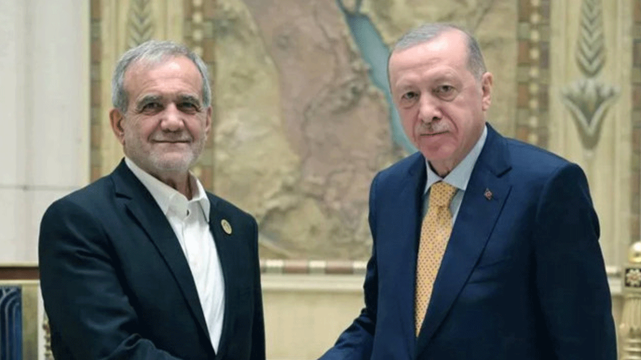 Cumhurbaşkanı Erdoğan İran lideri Mesud Pezeşkiyan ile görüştü