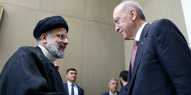 Cumhurbaşkanı Erdoğan, İranlı mevkidaşı Reisi ile görüştü