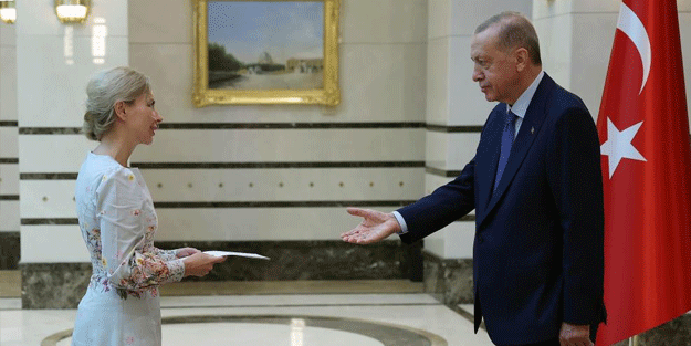 Erdoğan, Malena Mard’ı kabul etti