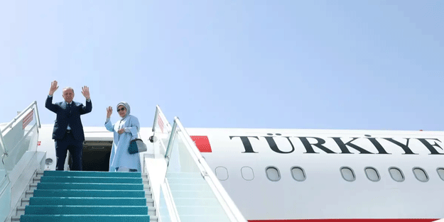 Erdoğan İtalya'ya hareket etti