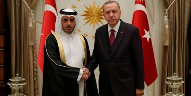 Cumhurbaşkanı Erdoğan Katar Başbakanı'nı kabul etti