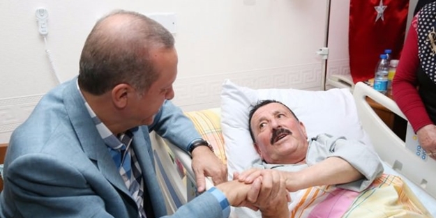 Erdoğan'dan Kazanlı Mustafa amcaya ziyaret