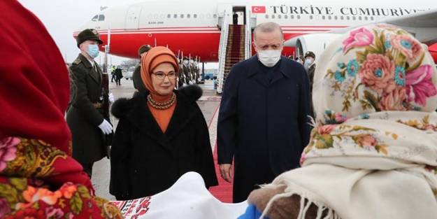 Cumhurbaşkanı Erdoğan Kiev'de!
