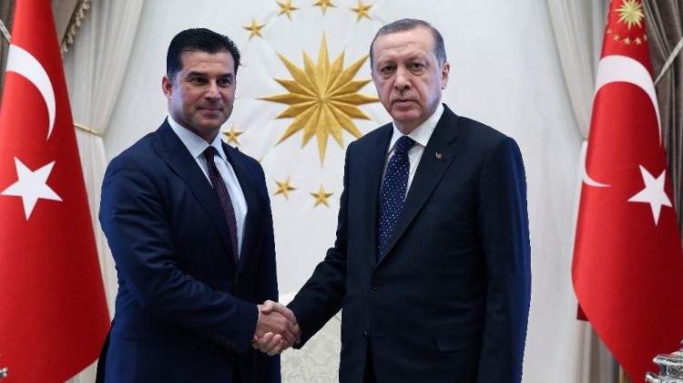 Cumhurbaşkanı Erdoğan KKTC Başbakanını kabul etti