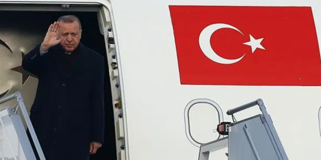 Cumhurbaşkanı Erdoğan KKTC'ye gitti