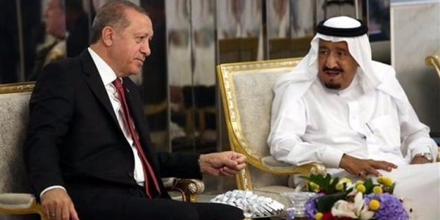 Cumhurbaşkanı Erdoğan Kral Selman'la görüştü
