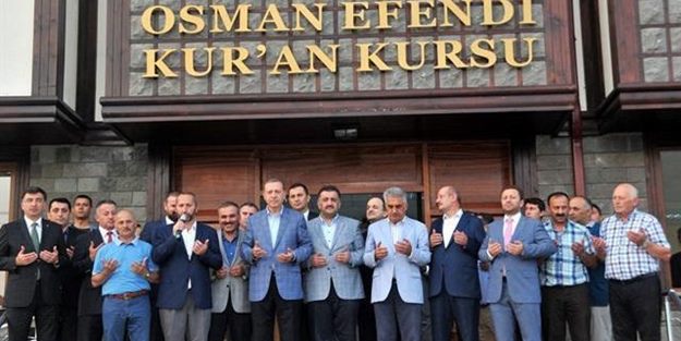 Cumhurbaşkanı Erdoğan Kur'an kursu açtı
