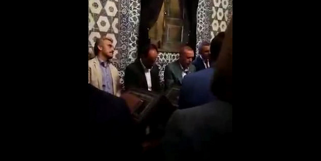 Reis-i Cumhur Erdoğan Kur'an okudu