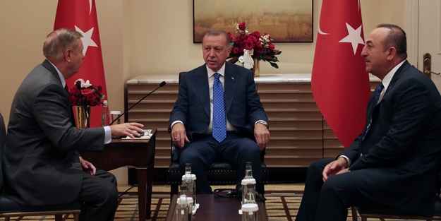 Cumhurbaşkanı Erdoğan, Lindsey Graham'ı kabul etti!