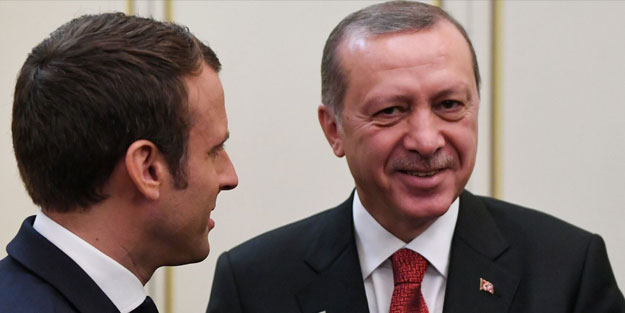 Cumhurbaşkanı Erdoğan Macron'la görüştü