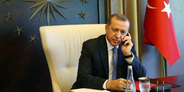 Cumhurbaşkanı Erdoğan, Mahmud Abbas'la görüştü