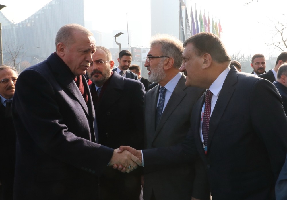 Cumhurbaşkanı Erdoğan, Malatya standını gezdi 