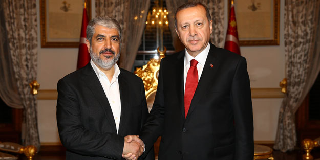 Erdoğan, Meşal'le iki konuyu görüştü