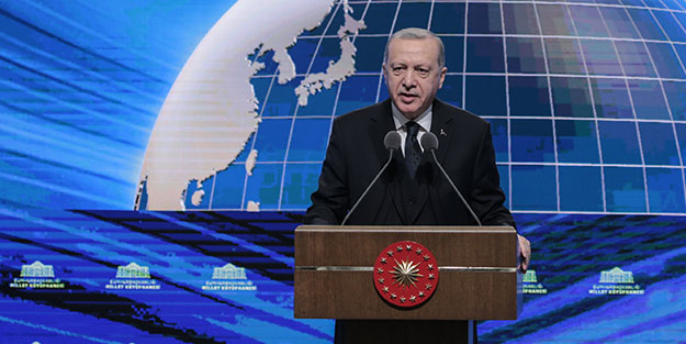 Cumhurbaşkanı Erdoğan, Millet Kütüphanesi'nin açılışında konuştu