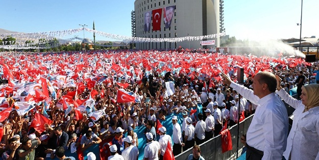 Cumhurbaşkanı Erdoğan milletle buluşacak