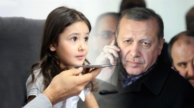 Reis-i Cumhur Erdoğan, minik Irmak'ı telefonla aradı