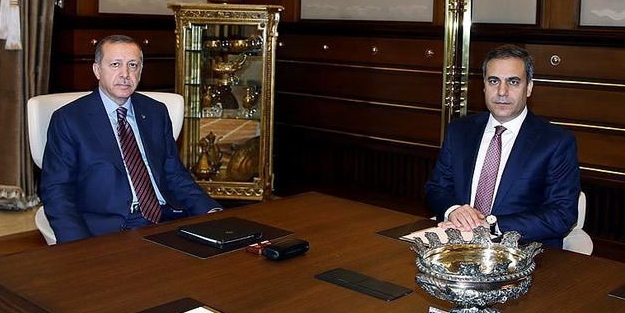  Erdoğan, MİT Müsteşarı Hakan Fidan'ı kabul etti