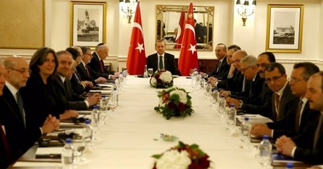 Cumhurbaşkanı Erdoğan, Musevi temsilcileri kabul etti