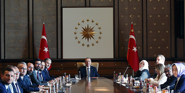 Erdoğan, MÜSİAD heyetini kabul etti