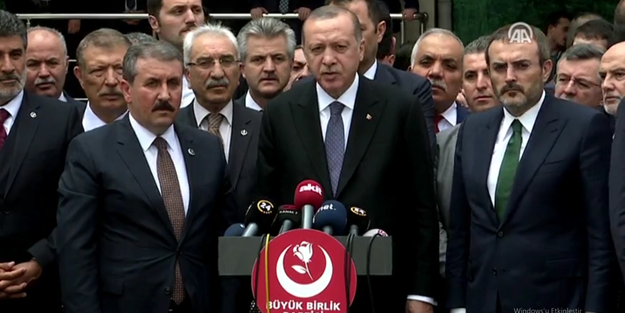 Erdoğan - Destici görüşmesi sonrası ortak açıklama